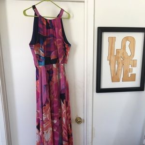 INC floral maxi dress